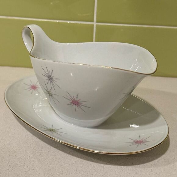 SELTMANN WEIDEN E. Bavaria Isolde 74 Gravy Boat with Starbursts - Picture 6 of 9